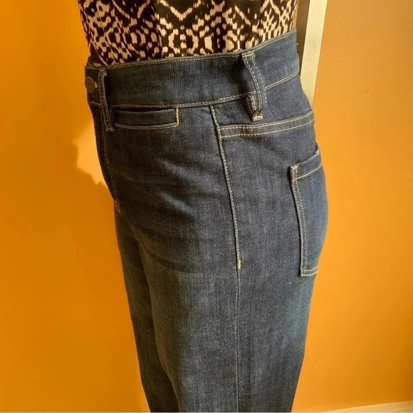 LIVERPOOL Dark Wash Straight Leg Jeans Size 6 - Picture 6 of 16